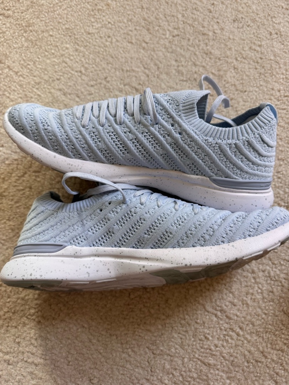 APL TechLoom Knit Sneakers in Pale Blue - Picture 2 of 2